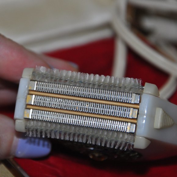 Vintage 60s Lady Schick Crown Jewel Lucite Shaving Razor Original Box. Works - Picture 5 of 8